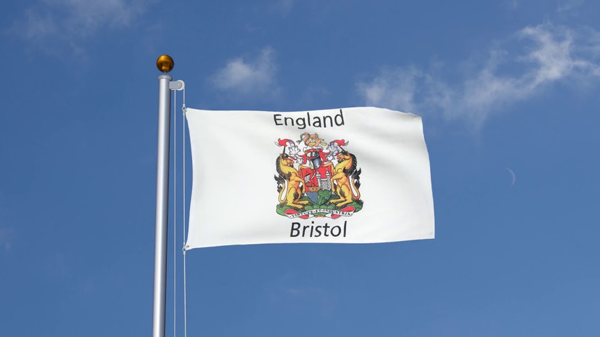 Stadt Bristol - Flagge 90 x 150 cm