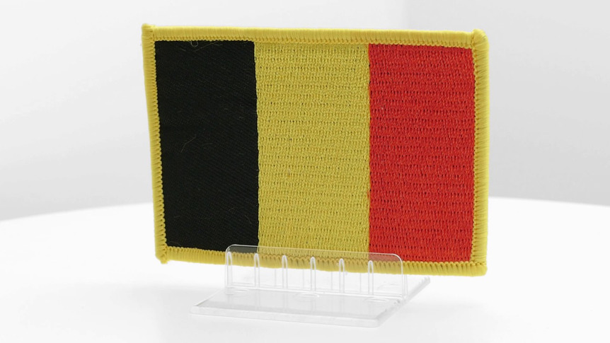 Belgien - Aufnäher 6 x 8 cm