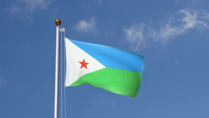 Dschibuti - Flagge 90 x 150 cm