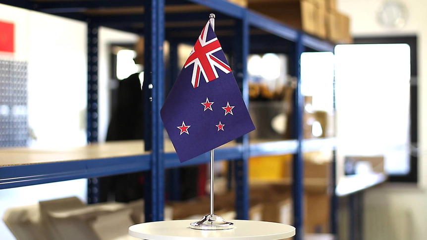 New Zealand - Satin Table Flag 6x9"
