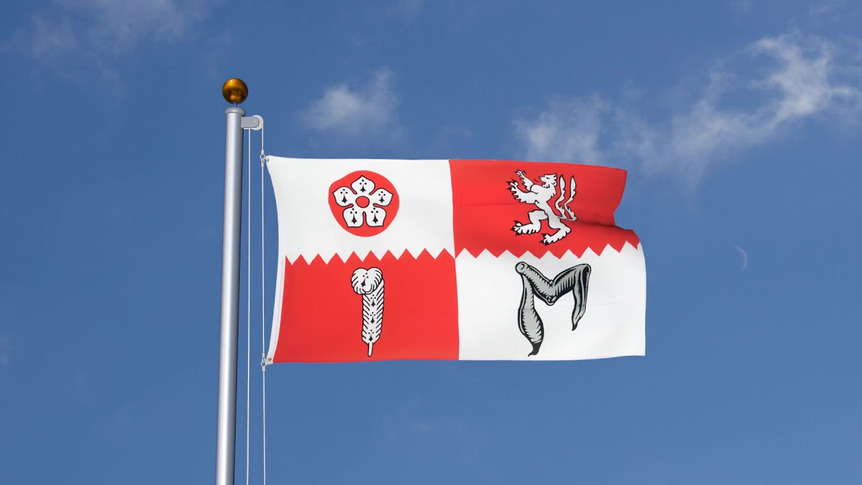 Leicestershire - Flagge 90 x 150 cm