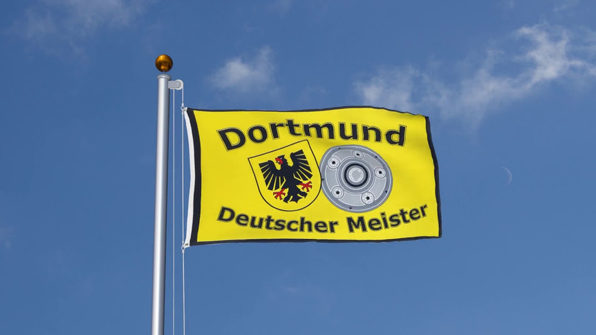 Dortmund Deutscher Meister - Flagge 90 x 150 cm