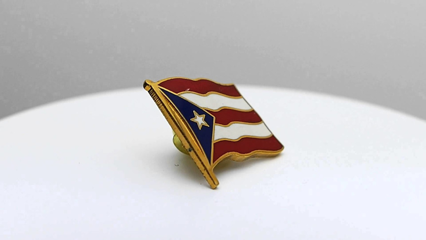 Puerto Rico - Flaggen Pin 2 x 2 cm