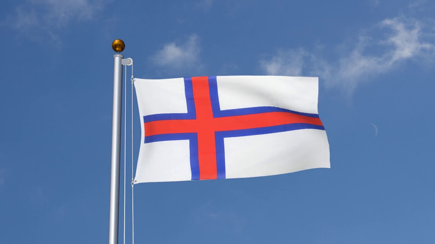Färöer Inseln - Flagge 90 x 150 cm