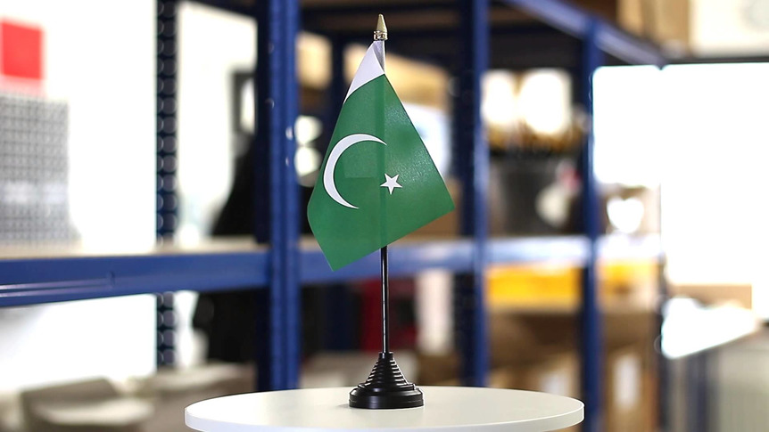 Pakistan - Table Flag 4x6"