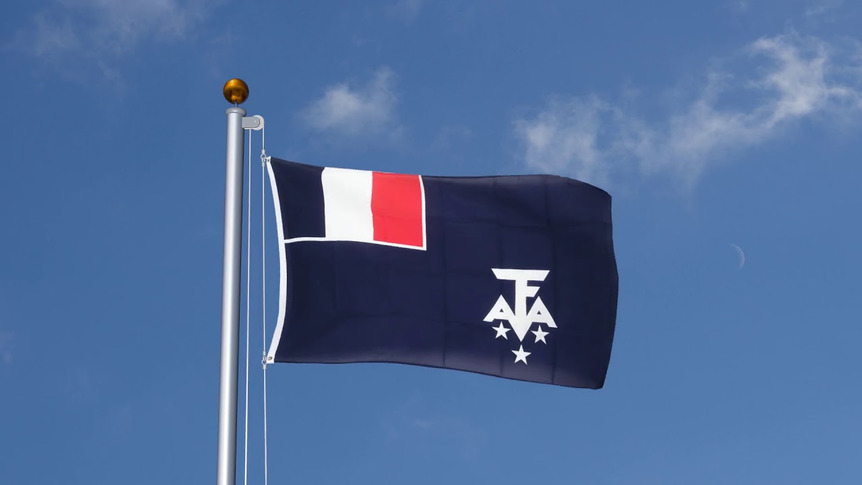 Französische Süd- und Antarktisgebiete - Flagge 90 x 150 cm