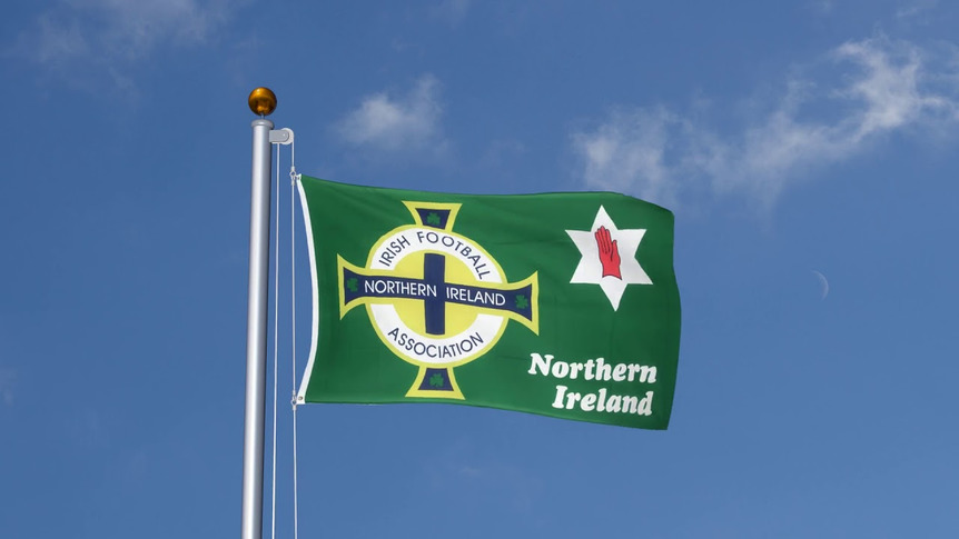 Northern Ireland Football green - 3x5 ft Flag