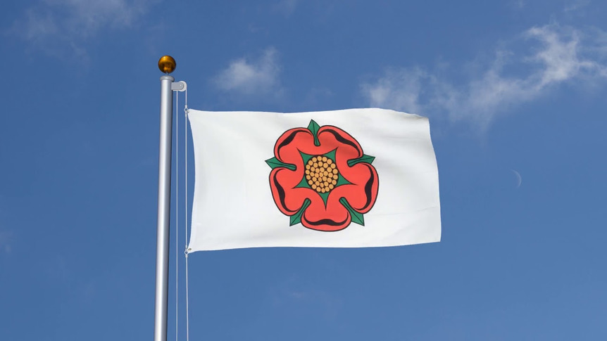 Lancashire red rose - 3x5 ft Flag