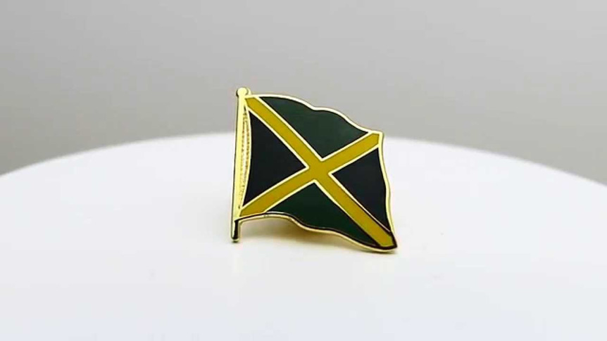 Jamaika - Flaggen Pin 2 x 2 cm