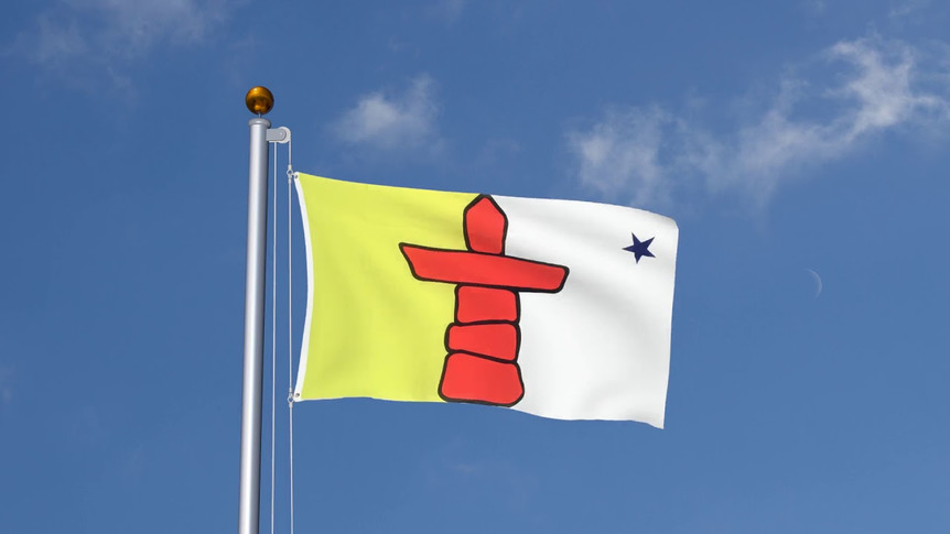 Nunavut - Flagge 90 x 150 cm