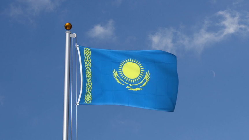 Kasachstan - Flagge 90 x 150 cm