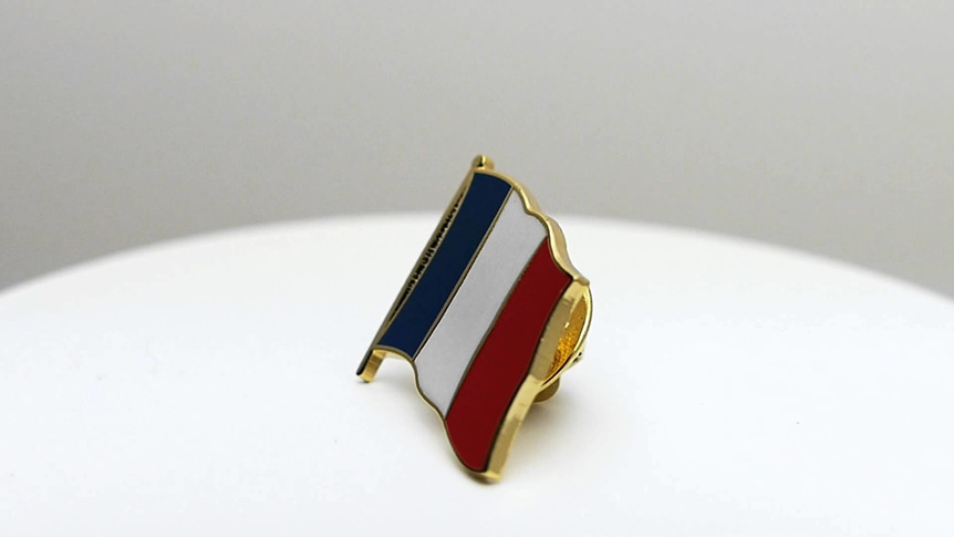 Frankreich - Flaggen Pin 2 x 2 cm
