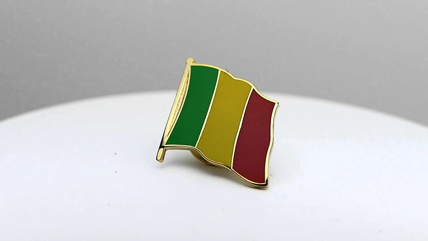 Mali - Pin's drapeau 2 x 2 cm