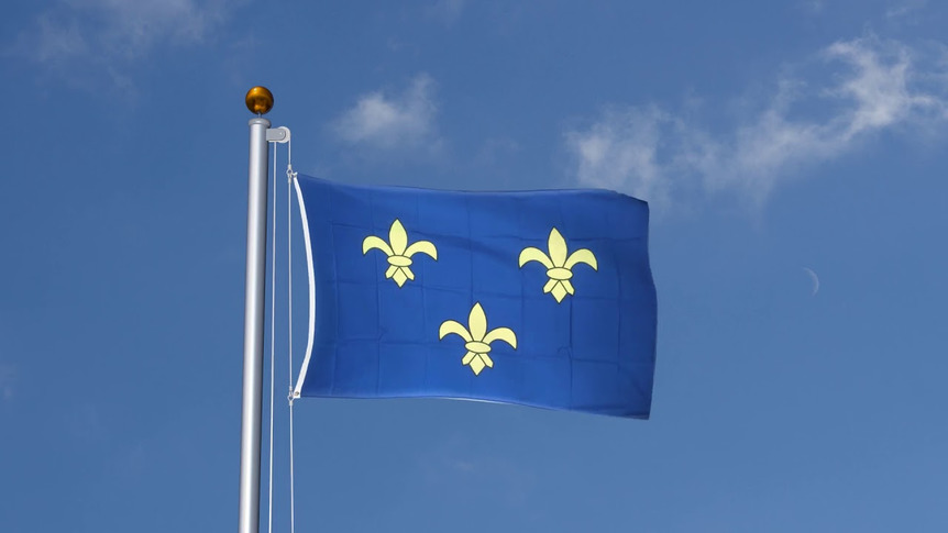 Île-de-France - 3x5 ft Flag