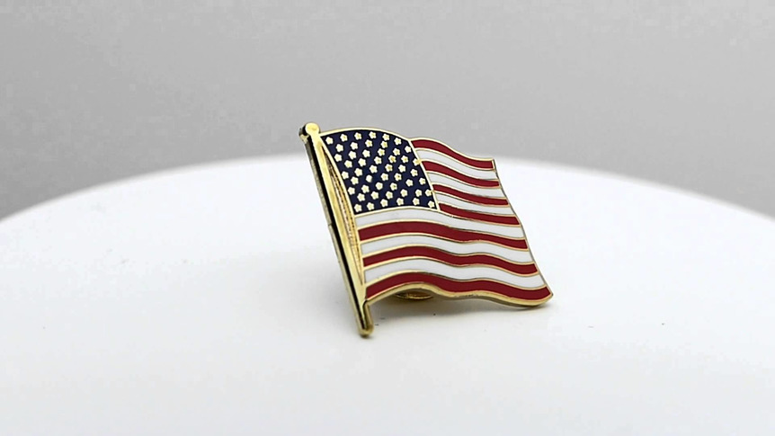 USA - Flaggen Pin 2 x 2 cm