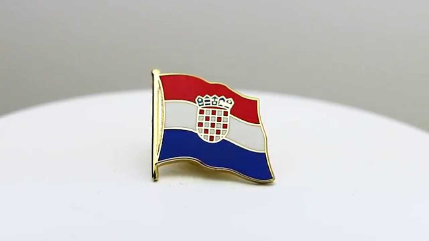 Kroatien - Flaggen Pin 2 x 2 cm