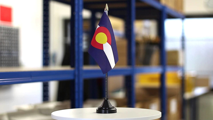 Colorado - Tischflagge 10 x 15 cm