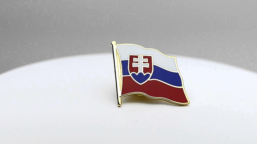 Slovaquie - Pin's drapeau 2 x 2 cm