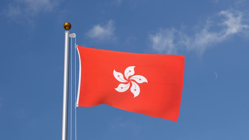 Hong Kong - Flagge 90 x 150 cm