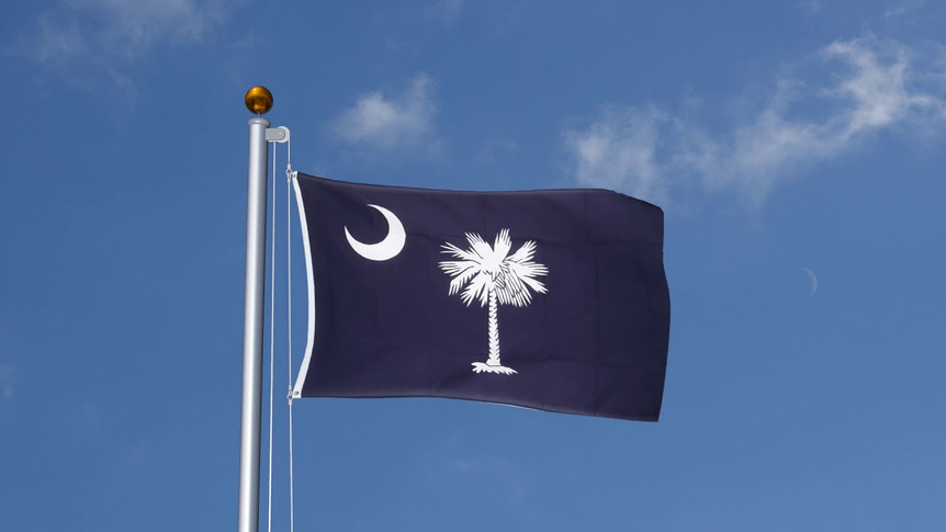 South Carolina - Flagge 90 x 150 cm