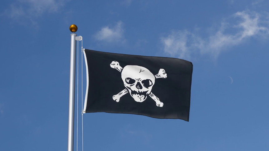 Pirate Big Skull - 3x5 ft Flag
