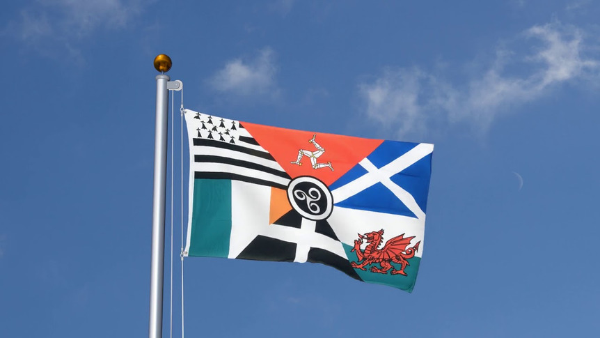 Keltische Nationen - Flagge 90 x 150 cm