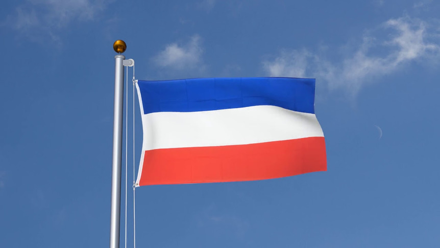 Serbien und Montenegro - Flagge 90 x 150 cm