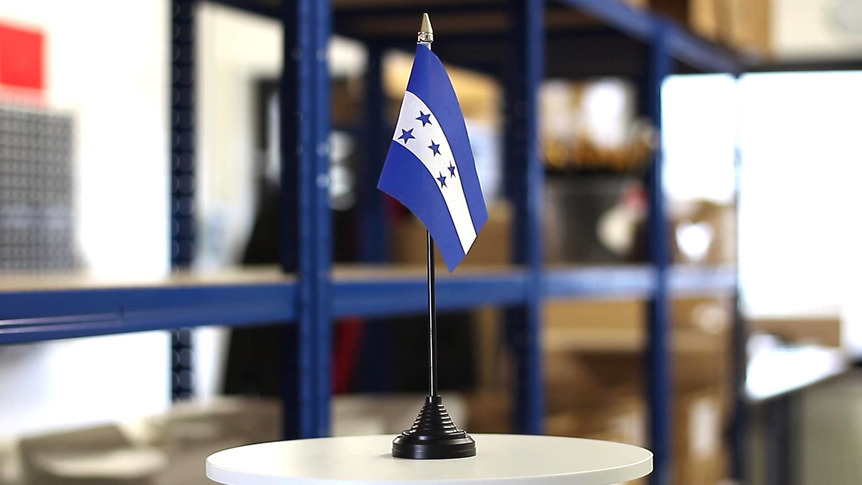Honduras - Mini drapeau de table 10 x 15 cm