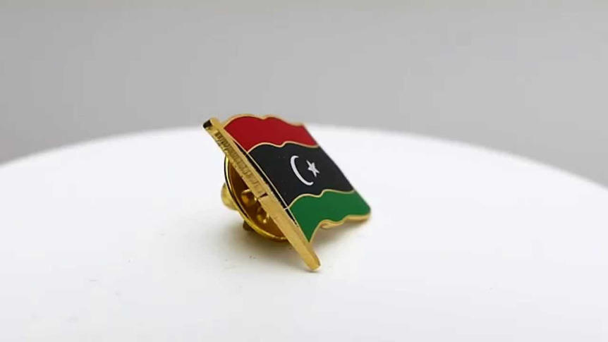 Royaume de Libye 1951-1969 Symbole des Opposants - Pin's drapeau 2 x 2 cm