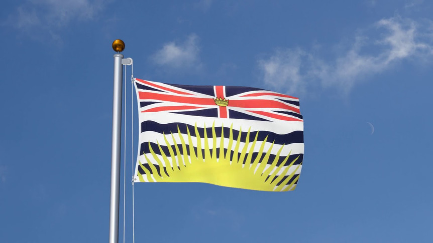 Britisch Kolumbien - Flagge 90 x 150 cm