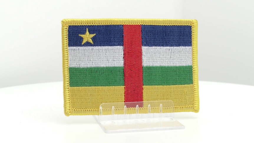 Zentralafrikanische Republik - Aufnäher 6 x 8 cm
