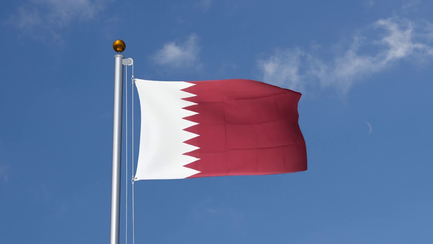 Katar - Flagge 90 x 150 cm