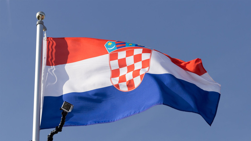 Kroatien - Flagge 90 x 150 cm