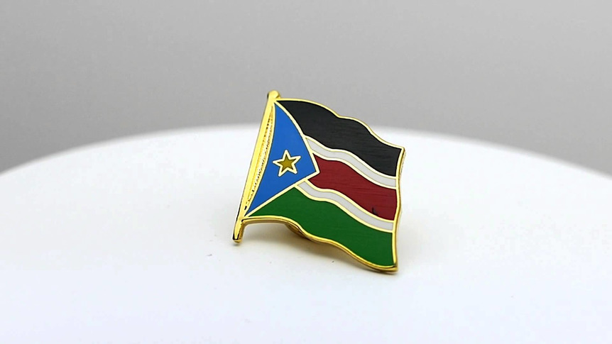 Südsudan - Flaggen Pin 2 x 2 cm