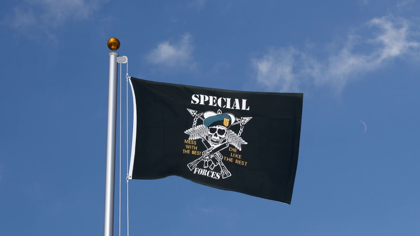 Pirate Specialforces - 3x5 ft Flag
