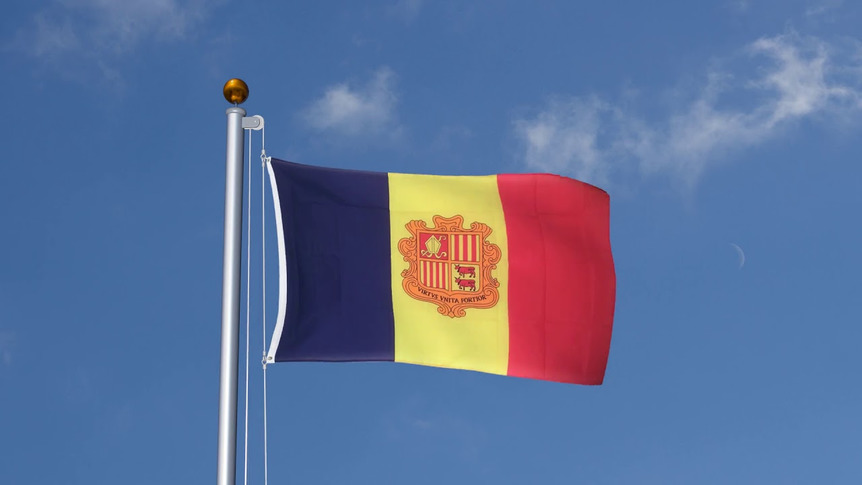 Andorra - 3x5 ft Flag