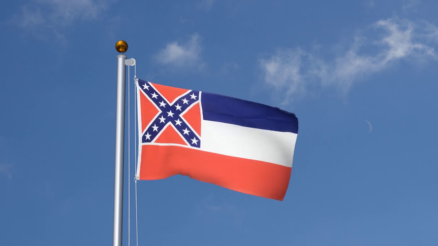 Mississippi - Flagge 90 x 150 cm