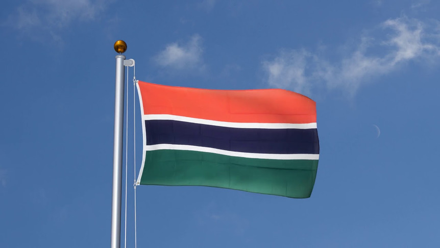 Gambia - Flagge 90 x 150 cm