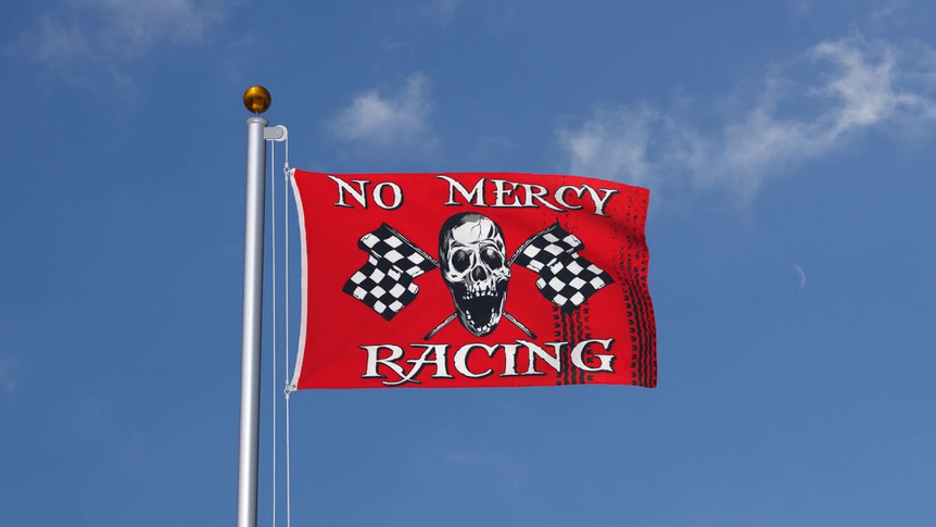 No Mercy Racing - Drapeau 90 x 150 cm