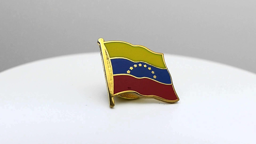 Venezuela 8 Sterne - Flaggen Pin 2 x 2 cm