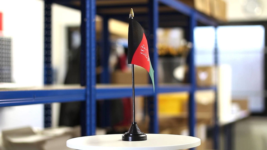 Afghanistan - Mini drapeau de table 10 x 15 cm