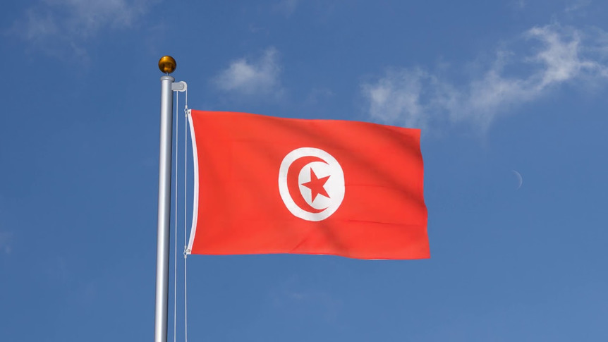 Tunisie - Drapeau 90 x 150 cm