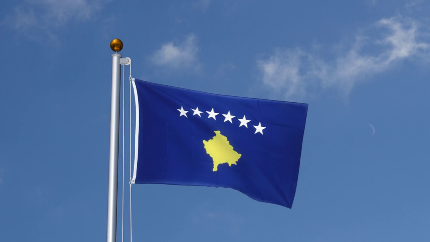Kosovo - Flagge 90 x 150 cm
