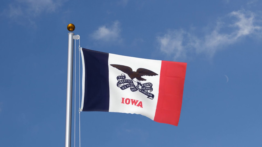 Iowa - 3x5 ft Flag