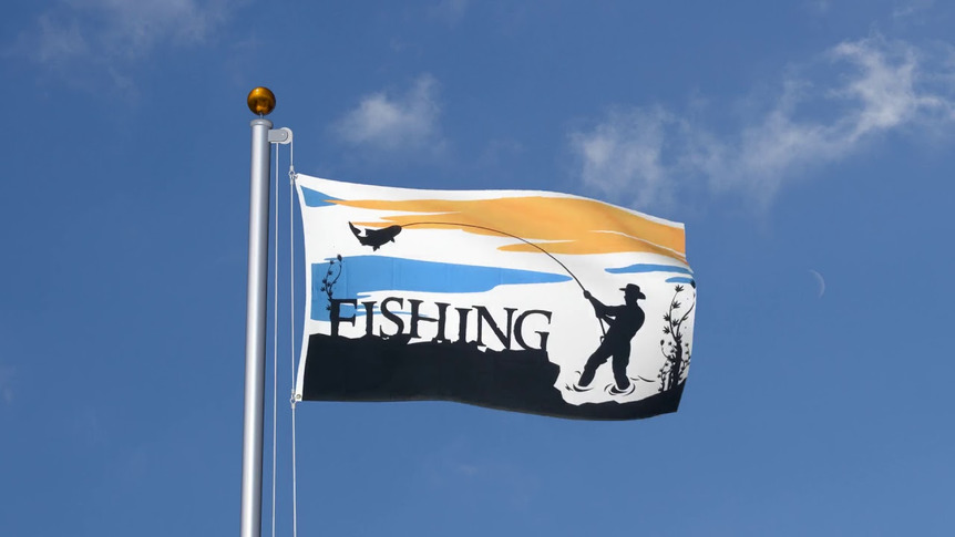 Fishing - 3x5 ft Flag