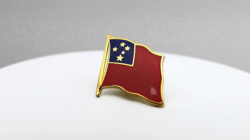 Samoa - Flaggen Pin 2 x 2 cm