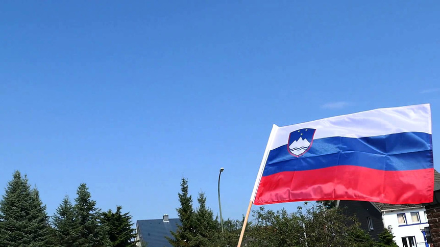 Slovenia - Hand Waving Flag PRO 2x3 ft