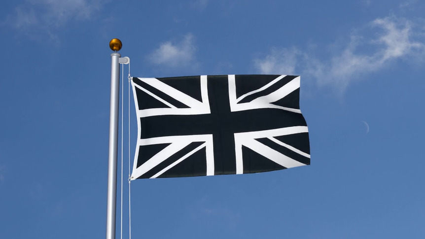 Union Jack black - 3x5 ft Flag