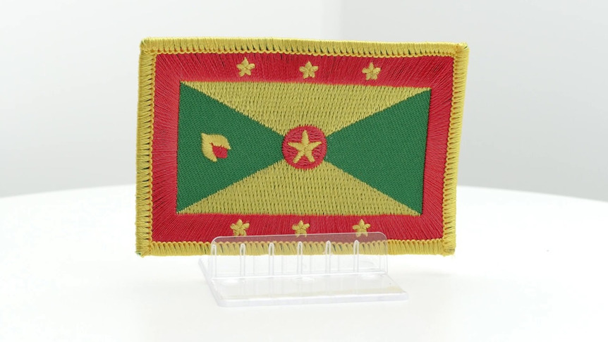 Grenada - Aufnäher 6 x 8 cm