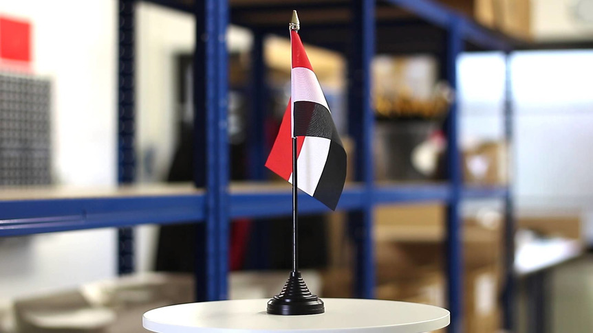 Yémen - Mini drapeau de table 10 x 15 cm